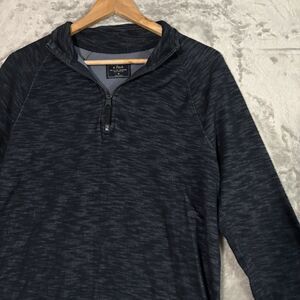 Abercrombie & Fitch SoftAF Quarter Zip Space Dye  | Old Money Quiet Luxury | M